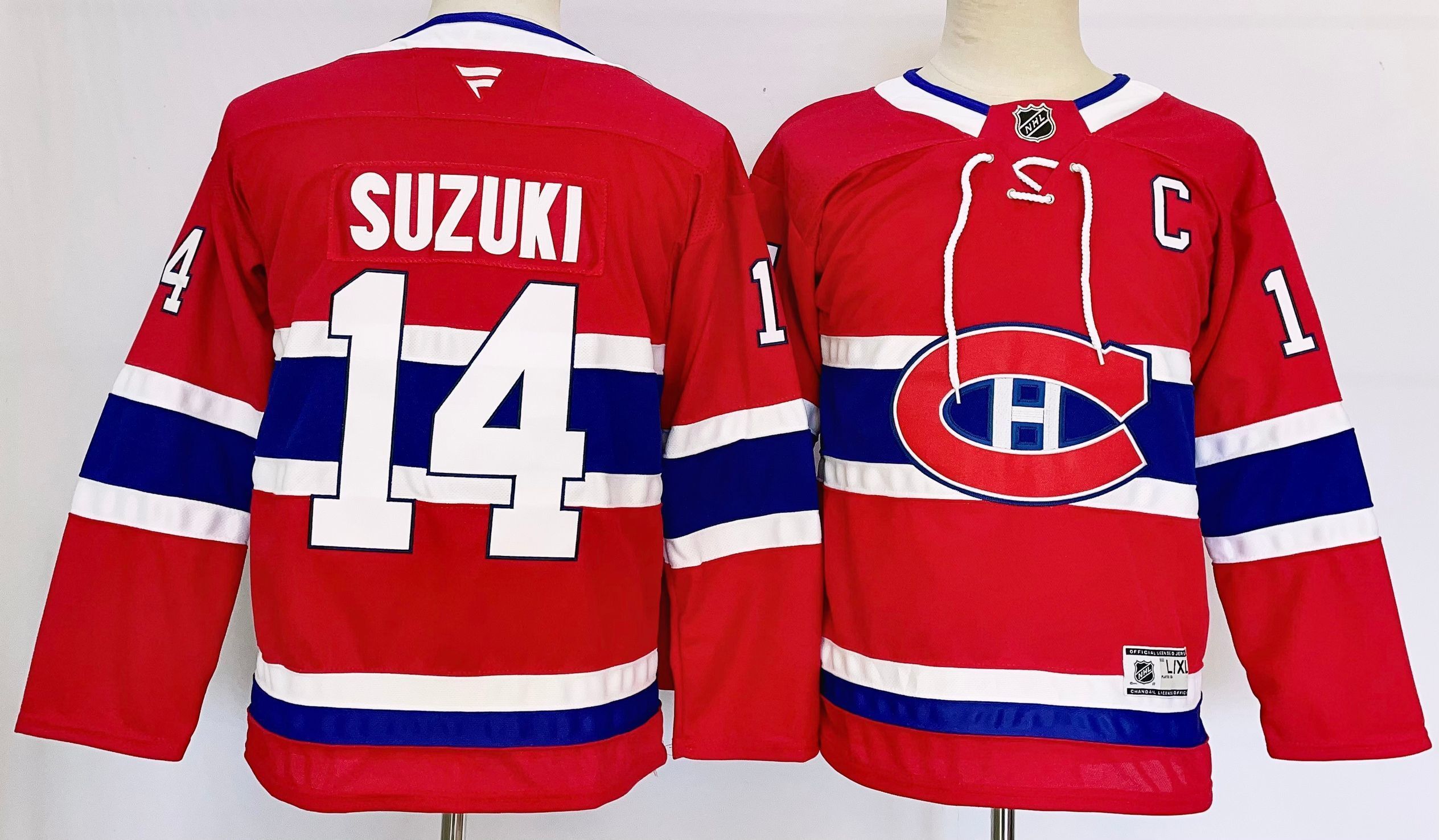 Youth Montreal Canadiens #14 Suzuki Red 2026 Adidias NHL Jersey style 001